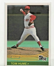 1984 Donruss MLB Baseball #550 Tom Hume Cincinnati Reds