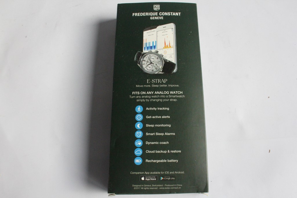 FREDERIQUE CONSTANT Black Leather e-Strap Smart S… - image 2