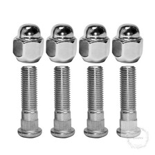 M12x1.5 Chrome Wheel Lug Stud Nut Set Compatible With Hyundai Sonata Elantra M12x1.5 Chrome Wheel Lug Stud Nut Set Compatible With Hyundai Sonata Elantra
