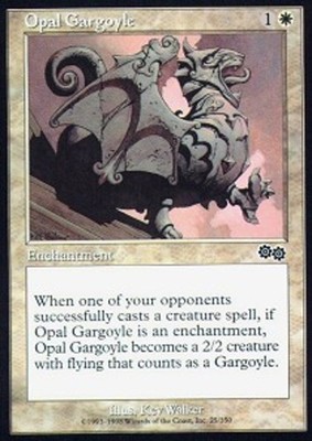 Opal Gargoyle Urza's Saga Lightly Played, English