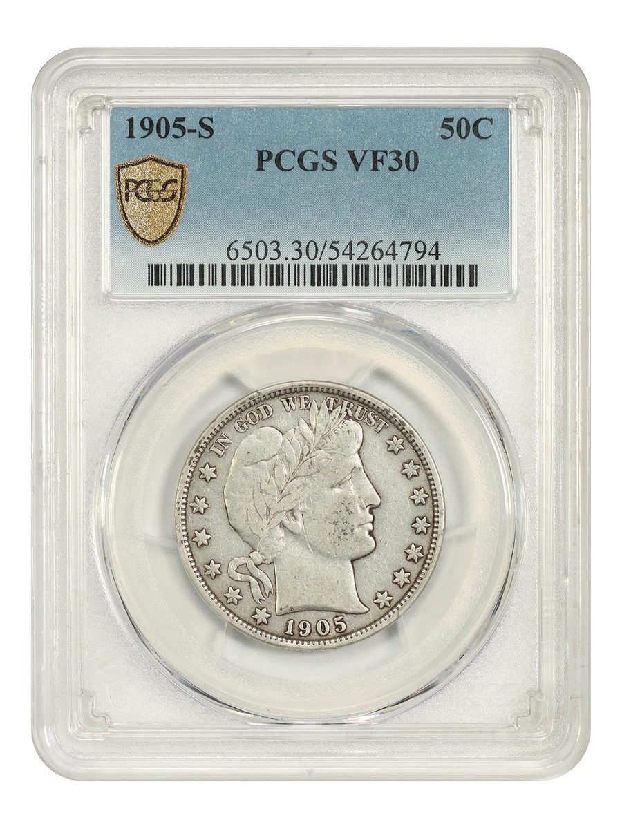 PCGS 1905 Year Barber Half Dollars (1892-1915) for sale | eBay
