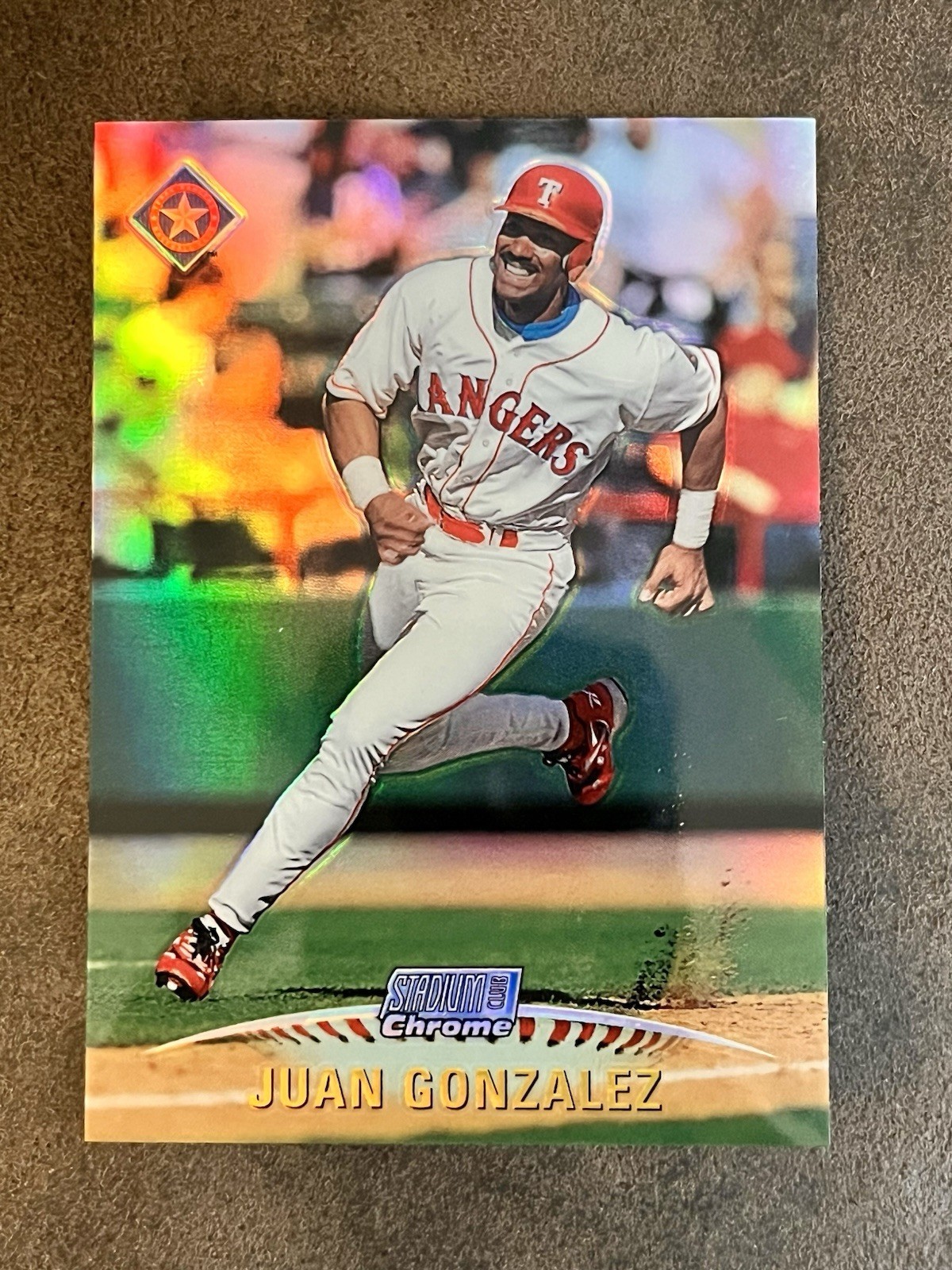 1999 Stadium Club Chrome Refractor #135 Juan Gonzalez Texas Rangers SP