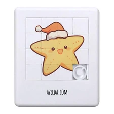 'Cute Christmas Starfish' Sliding Puzzle (PZ00041304)