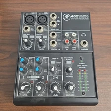 Mackie 402VLZ4 4-Channel Mic/Line Mixer with Onyx Preamplifiers No Cords - Teste