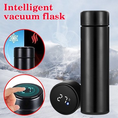 500ml Smart Insulated Thermo s Mug Vacuum Bottle LED Temperature Digital Display