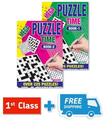 A5 Assorted Mega Puzzle Time (Single Book)