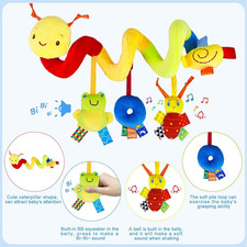 Car Seat & Stroller Toy_Infant Toys Baby Sensory Interaction Cartoon Toys wit...