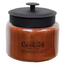 Crossroads Candle Jar 3 Wick Buttered Maple Syrup 48 oz.~ Home Decor