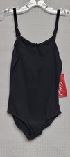 Capezio Child Team Basics Camisole Leotard with Adjustable Straps Black SZ SC