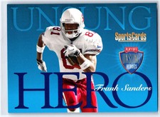 FRANK SANDERS 1998 Playoff Unsung Heroes Banquet Arizona Cardinals Football #1
