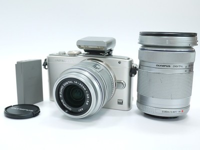 Olympus Pen Lite E-PL5 Mirrorless Camera w/ 14-42mm & 40-150mm Lens (6335 shots)