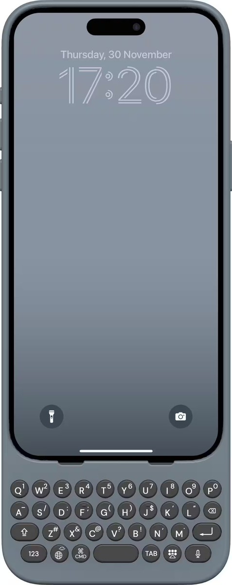 iPhoneアクセサリー Clicks Creator Keyboard for iPhone14pro Clicks - Keyboard for Apple iPhone 14 Pro Max - London Sky