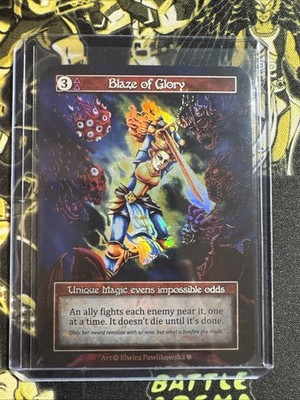 Sorcery Contested Realm Gothic Blaze of Glory Foil Unique US