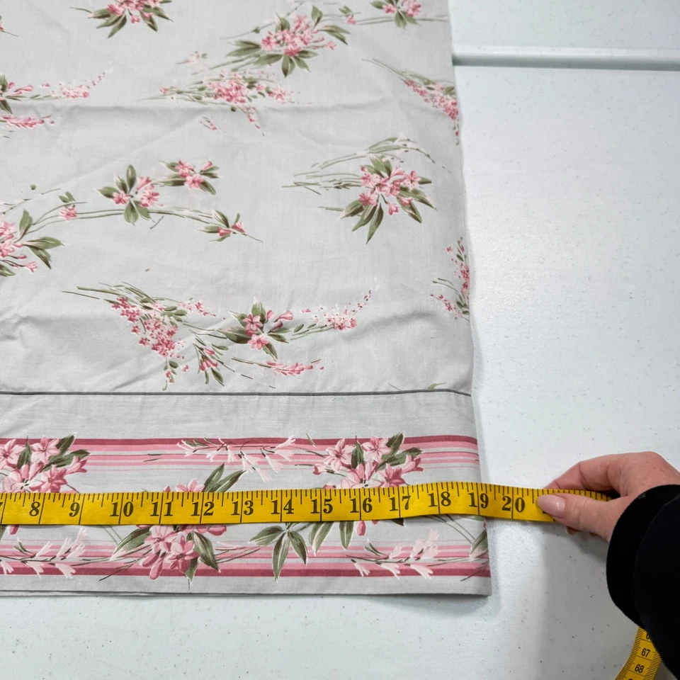 Funda de almohada vintage burlington estándar rosa gris mezcla floral y2k años 90 80 Foto 3 de 4