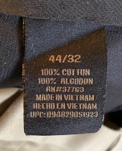 Axist Men's Tan Pleated Dress Pants 44x32, Great Condition! - Afbeelding 3 van 6