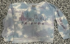 Friends Kids Crewneck Cropped Sweatshirt Size M 8 , Worn 1/2 EUC.