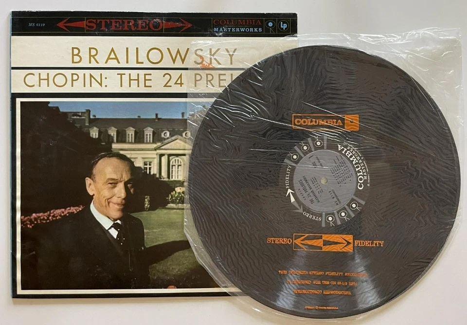 Brailowsky Chopin The 24 Preludes LP NM Columbia MS-6119 (1960) - Image 2 of 4