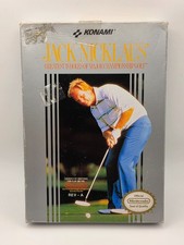 Jack Nicklaus Golf Game NES Nintendo Complete CIB Box Instruction Manual Tested