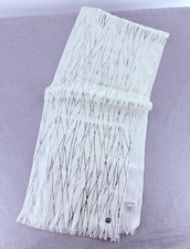 Calvin Klein White/Gray Geometric Knit Revers...
