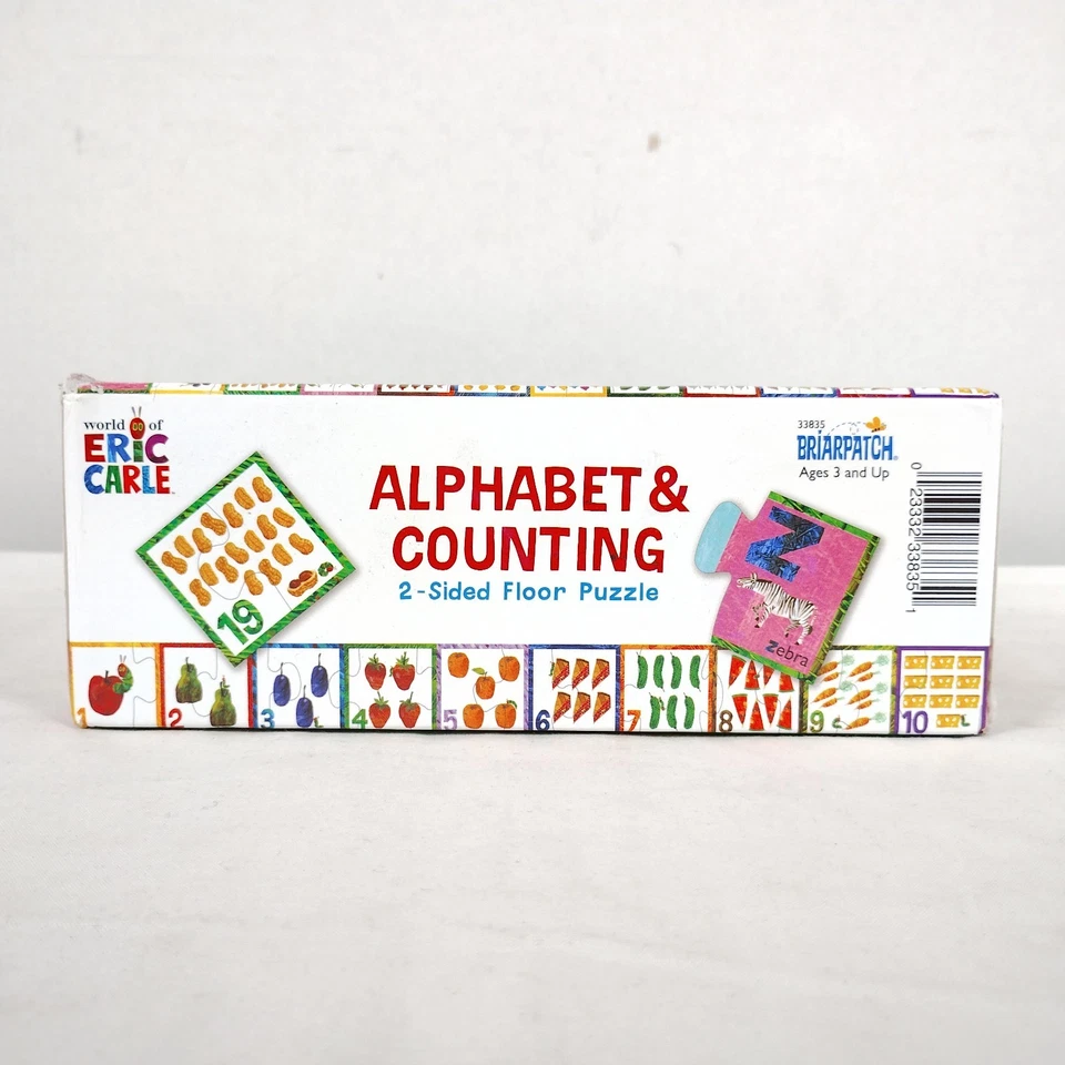 Eric Carle Alphabet and Counting 2-Sided Floor Puzzle 2022 - image 4 of 4