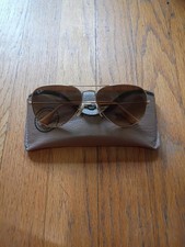 Ray-Ban Aviators RB3025 58mm. Gold Frame With Brown Lenses