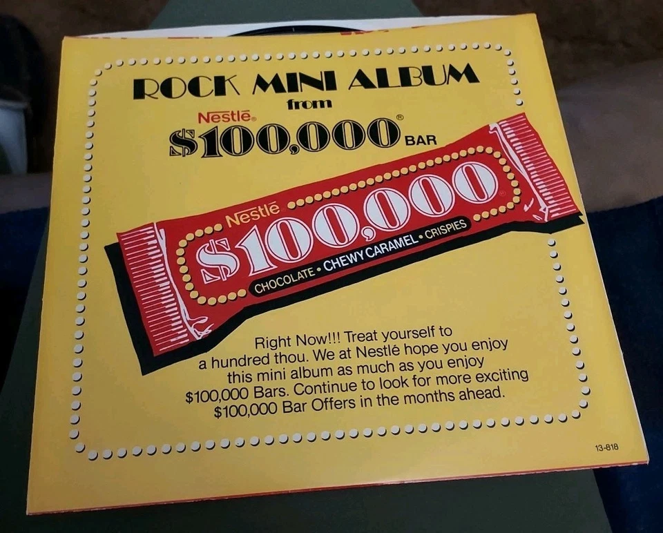 Rare Nestle Promo Rock Mini Album 7" w/PS JOURNEY REO Molly Hatchet Cheap Trick - Image 2 of 4