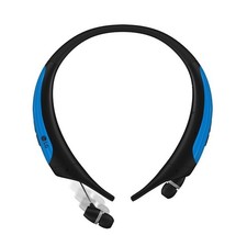 LG Tone Active HBS-850 Gray Blue Headphones Headset Bluetooth