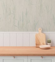 Vliestapete GräSer Skandinavisch Grau Beige GrüN Metallic 79094-5 (2,91€/1Qm)