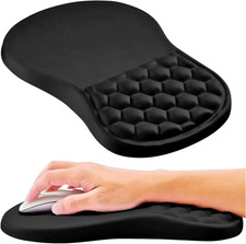 Ergonomic Mouse Pad with Wrist Support, Memory Foam Wrist Rest for Carpal Tunnel