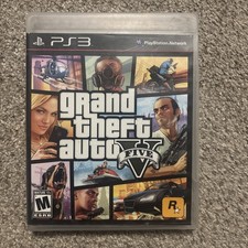 Grand Theft Auto 5 Sony Playstation 3 PS3  With Map GTA V