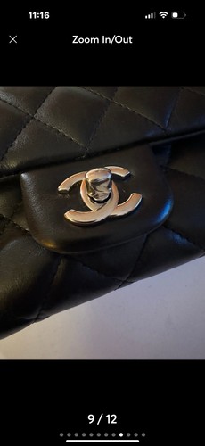 Riñonera Chanel acolchada uniforme cuero cinturón CC - Imagen 11 de 12