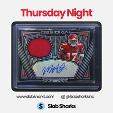 2019 PANINI OBSIDIAN MECOLE HARDMAN JR. JERSEY AUTOS RC AUTO /150 ROOKIE