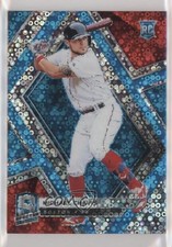 2019 Panini Chronicles Spectra Neon Blue Prizm 19/99 Michael Chavis #70 d4l