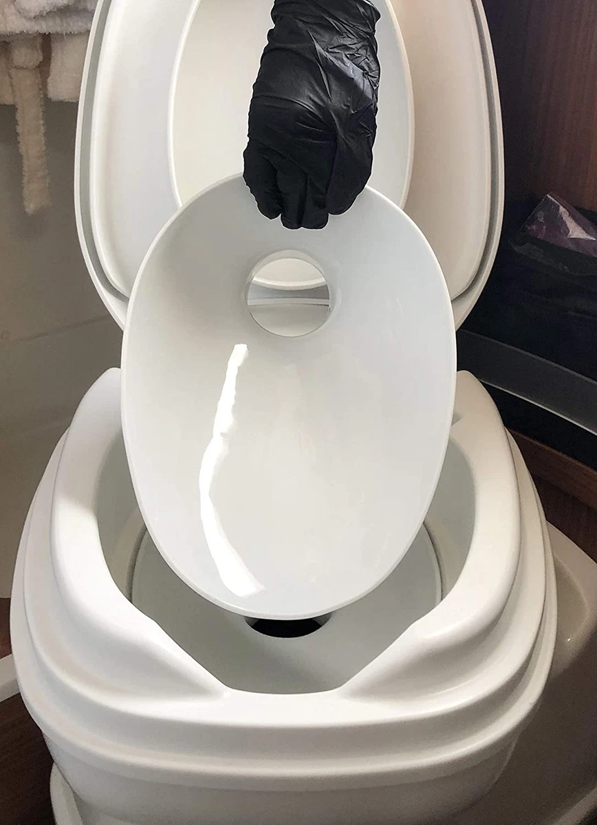 Forhome Sacchetti WC Biodegradabili 100 Pezzi Neri 30L Per Campeggio: Impermeabili, A Prova Di Odori, Per Toilette Portatili