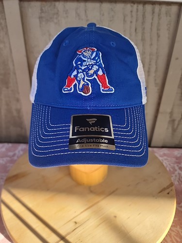 New England Patriots Pro Line by Fanatics NFL Throwback Logo Trucker Hat Cap - Picture 1 of 8