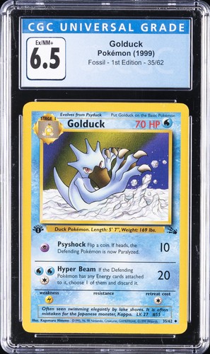 Golduck (1st Edition) graded CGC 6.5 for sale on eBay