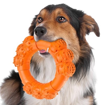 Indestructible Dog Chew Ring Toys for Aggressive Chewers, Super Chewer Toy for