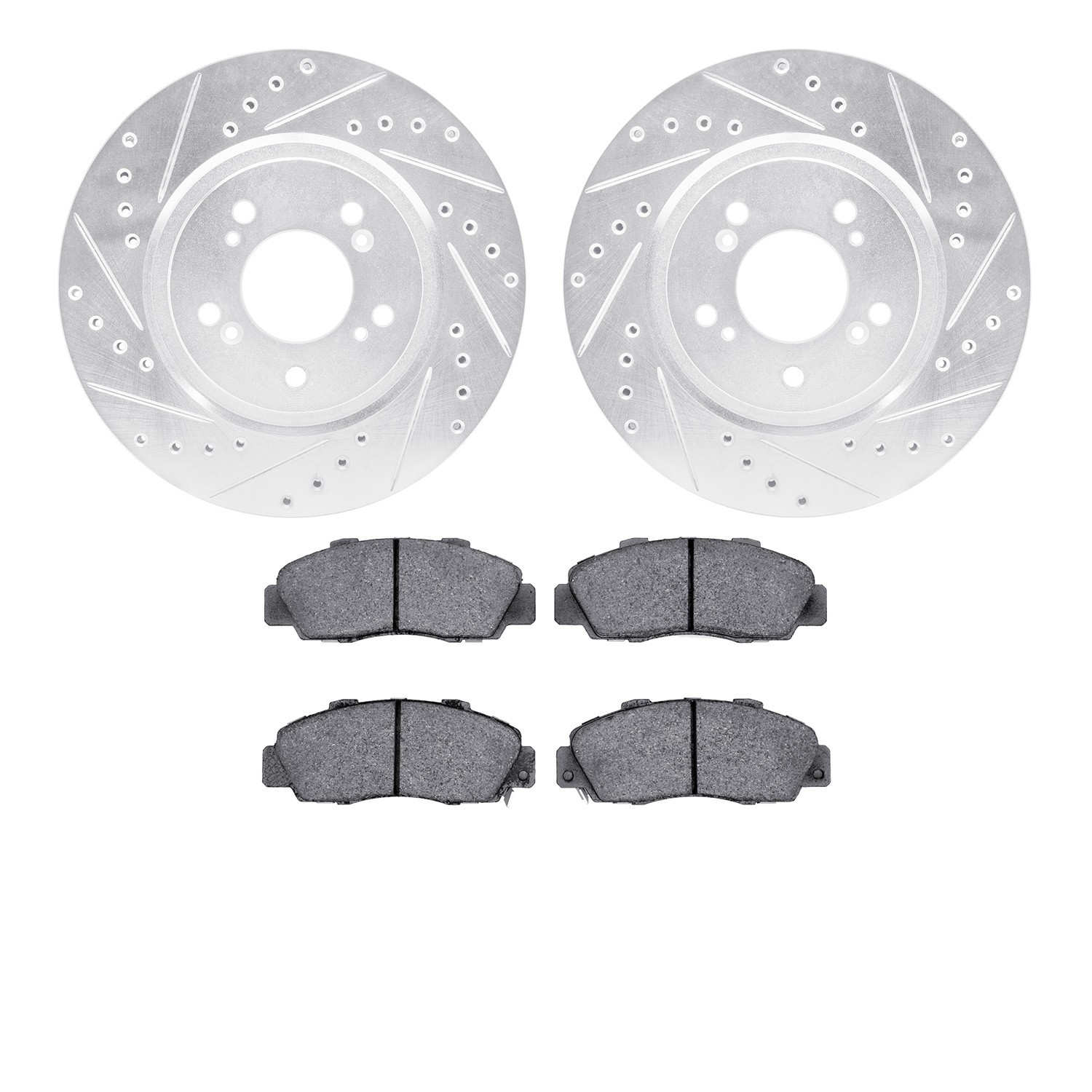 Dynamite Friction Disc Brake Kit for 1997-2005 Acura NSX 7602-58004