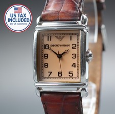 [Ottimo+++++] Orologio al quarzo donna quadrato EMPORIO ARMANI AR-0204 dal GIAPPONE