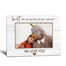 Mawmaw Grandma Picture Frame, Mother's Day Gifts for Grandma From Grandkids, ...