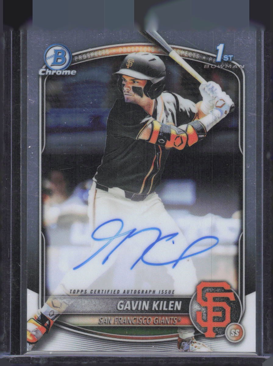 2025 Bowman Draft #CPA-GK Gavin Kilen Chrome Prospect Autographs