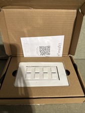 Lightwave LP24WHMK2 Smart Dimmer with Energy Monitoring, 4 Gang