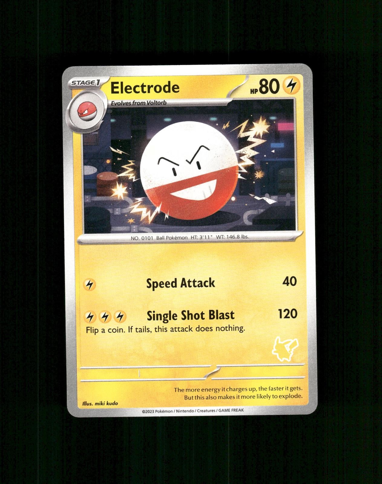Electrode Unconfirmed My First Battle Pokemon Near Mint