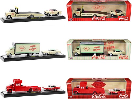 2020 Auto Haulers Coca-Cola Set 3pcs Limited Edition 1/64 Diecast M2 Machines - 第 2/5 張圖片
