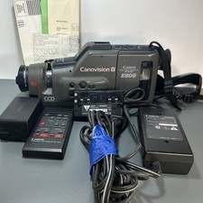 Canon Canovision 8 E808 8mm Camcorder/Charger/Battery/Remote-PARTS Repair READ