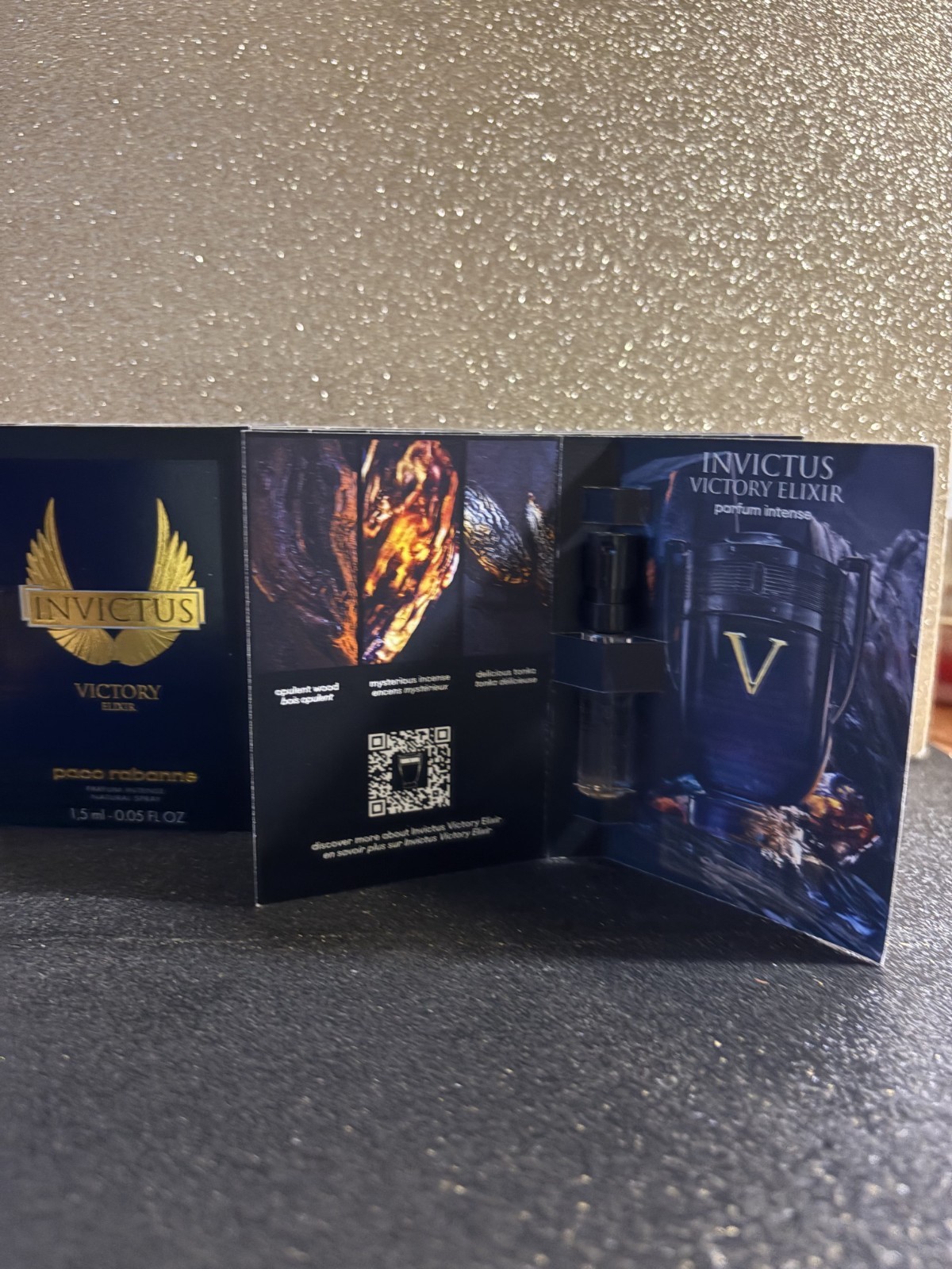 RABANNE INVICTUS VICTORY ELIXIR  PARFUM INTENSE  SPRAY SAMPLE PACK OF 12
