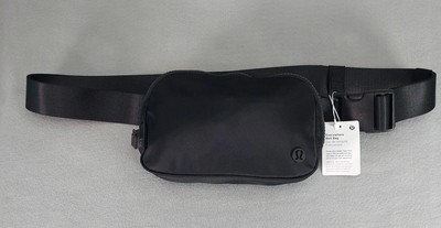 LULULEMON Everywhere Belt Bag Waist Pack 1L Black on Black BRAND NEW WITH TAGS