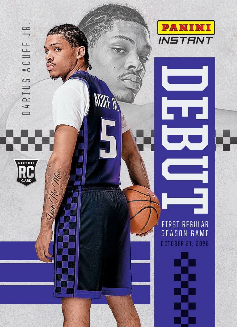2026-27 Panini Instant NBA Darius Acuff Jr. Sacramento Kings RC PRESALE