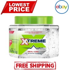 Xtreme Professional Extreme Hold Hair Gel Clear Jar, 35oz