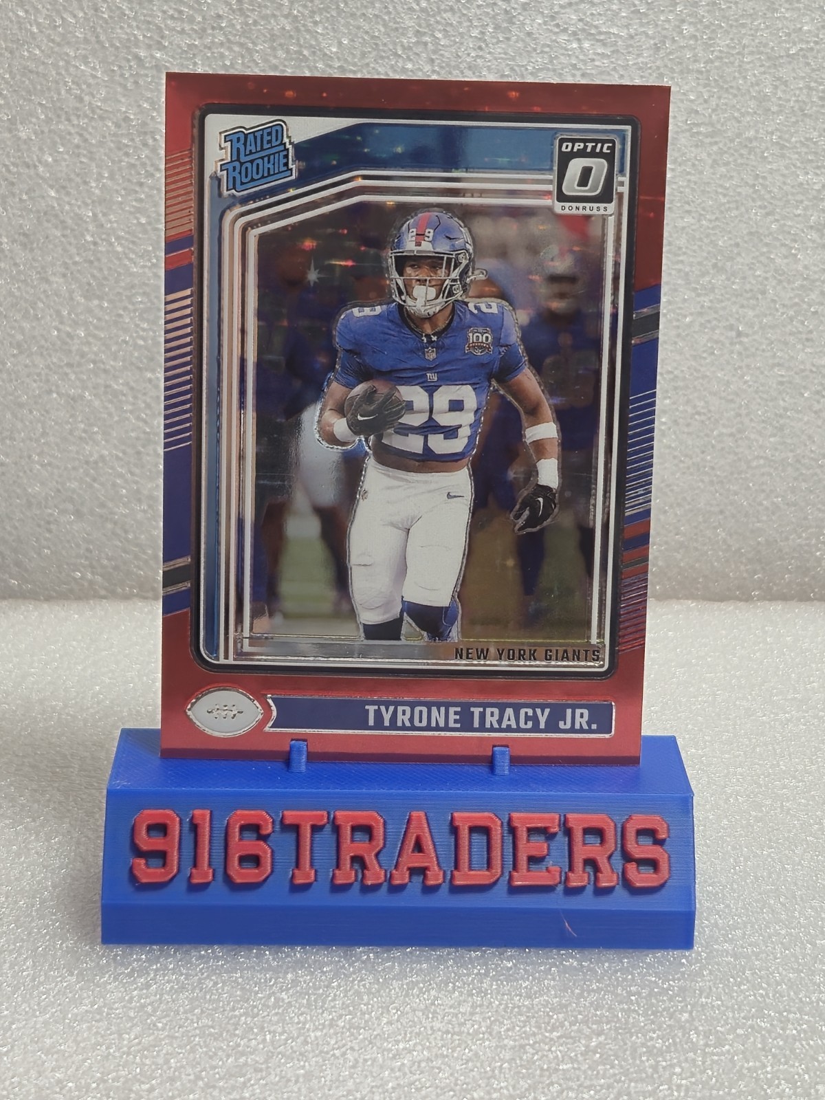 2024 Donruss Optic #259 Tyrone Tracy Jr. Rated RC International Red Stars Prizm